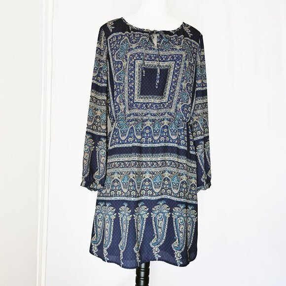 Cremieux Printed Midi Dress - Picture 1 of 5